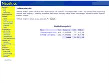 Tablet Screenshot of foto.macek.cc